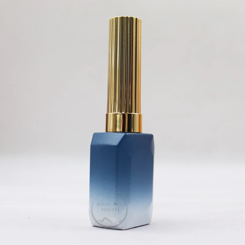 12ml плосък гел за нокти полски квадратна бутилка празна стъклена лак за нокти бутилка опаковка UV лак за нокти стъклена бутилка за Comestic
