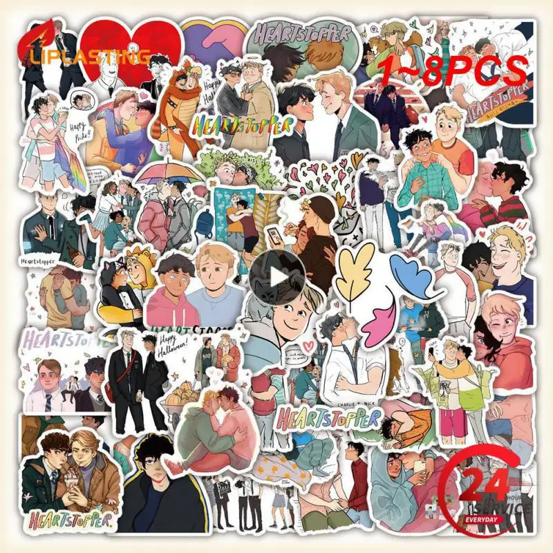 1~8PCS 10/пакет Карикатура бездомни деца Корея Kpop стикери за лаптоп свободно време боклуци вестник подарък кутия китара Decal тетрадка скейт