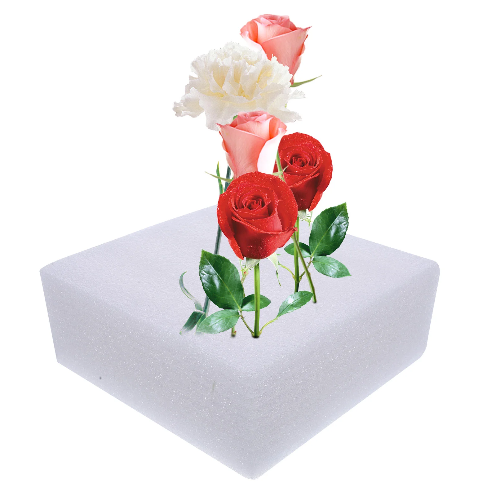 2 бр. DIY пяна възглавница цвете подреждане съвет опаковъчни вложки цветар растителни занаяти блок притежател блокове за договорености Epe