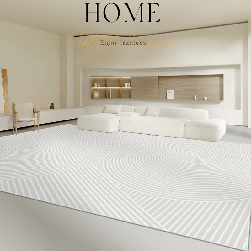 Nordic прости килими за хол Wabi Sabi стил изкуство нощно шкафче лесна грижа килими за спалня Ins голяма площ гардероб килим