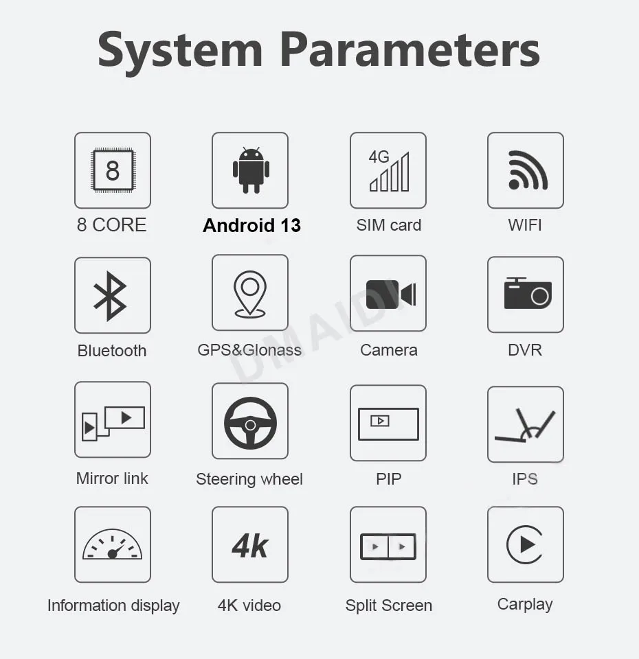 Snapdragon 665 Android 13 Безжично радио Carplay за Audi A6 C7 128G Автомобилен мултимедиен плейър Автоматично централно управление Сензорен модул GPS