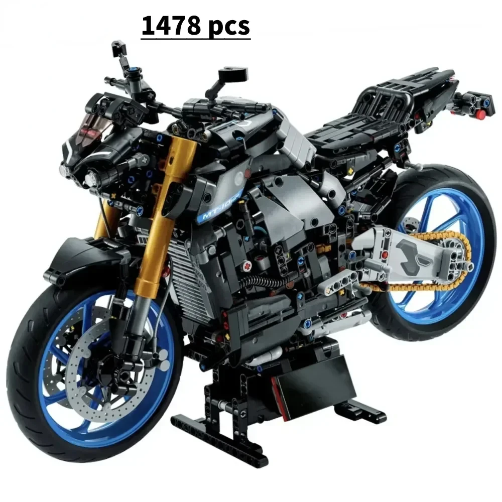 Technical 42159 MT-10 SP Мотоциклет Модел Строителни блокове Разширен строителен комплект за възрастни Тухли Играчки Подаръци Превозни средства Колекция