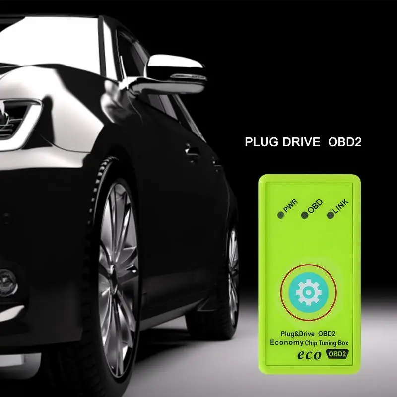 Икономия на гориво Добър ECO OBD2 чип тунинг кутия Повече мощности въртящ момент Добър OBD2 ECOOBD2 За дизел Petro бензини Леки коли Оценител на автомобили