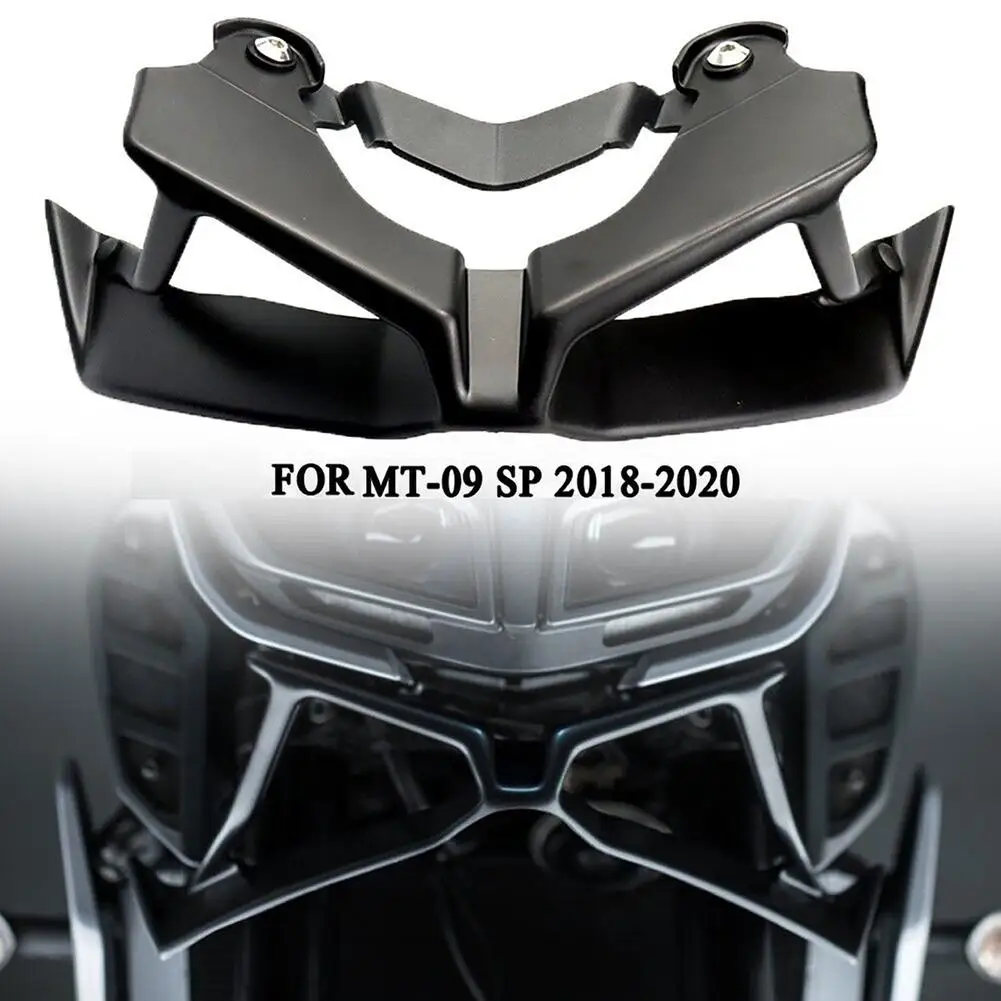 Мотоциклет капак спойлер предна аеродинамика крило обтекател спойлер съвместим за MT-09 2017 2018 2019 2020 MT-09 SP 2019 2020
