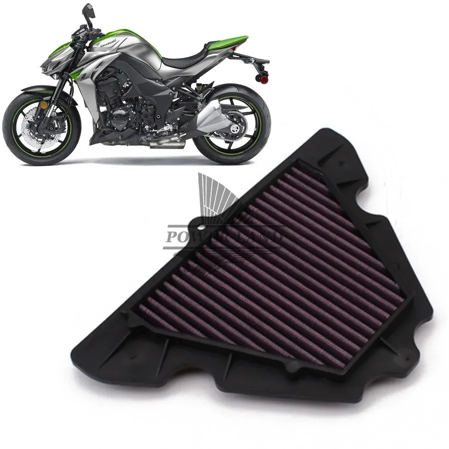 Мотоциклет с висок поток въздушен филтър за подмяна на филтър Reuseful елемент за Kawasaki Z1000 2010-2017 Z1000SX 2011-2015 NINJA1000