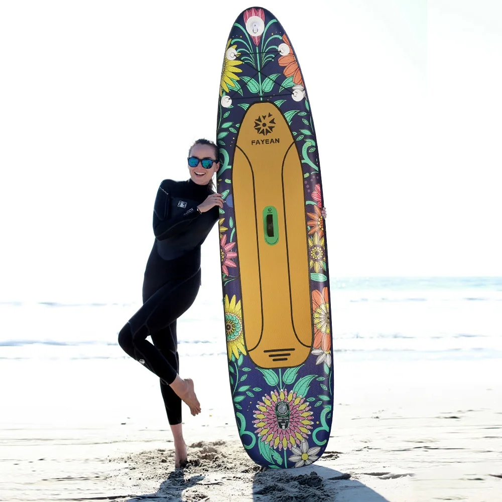 надуваема дъска за гребло с аксесоари sup board waterplay drop stitch surfing touring