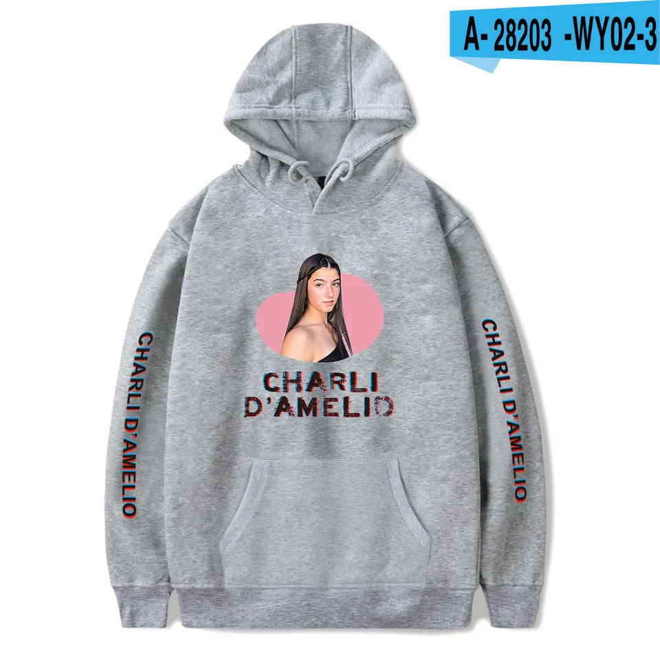 Нова мода Charli DAmelio Hoodies Суитчъри Момчета/момичета Ежедневни пуловер с качулка Harajuku Charli Damelio Merch Дрехи Tops