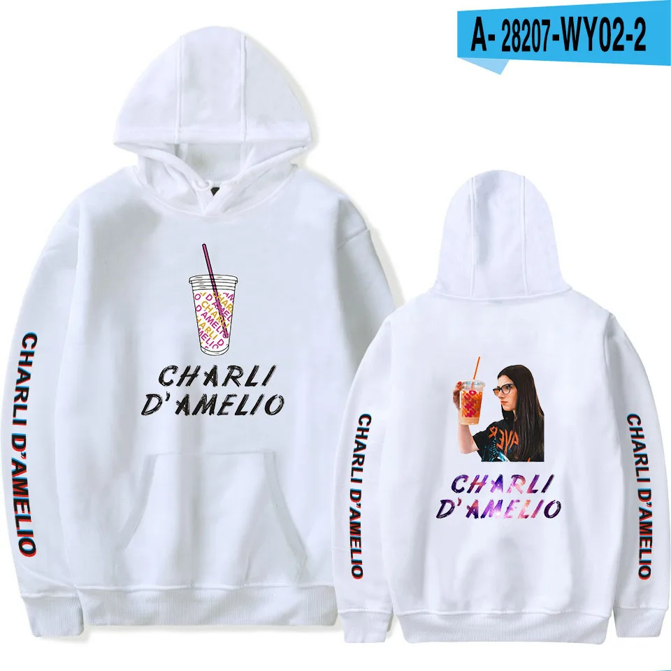 Нова мода Charli DAmelio Hoodies Суитчъри Момчета/момичета Ежедневни пуловер с качулка Harajuku Charli Damelio Merch Дрехи Tops