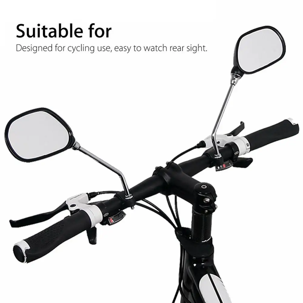 Странични огледала Подмяна на велосипеди Регулируеми 2Pcs MTB кормило за задно виждане