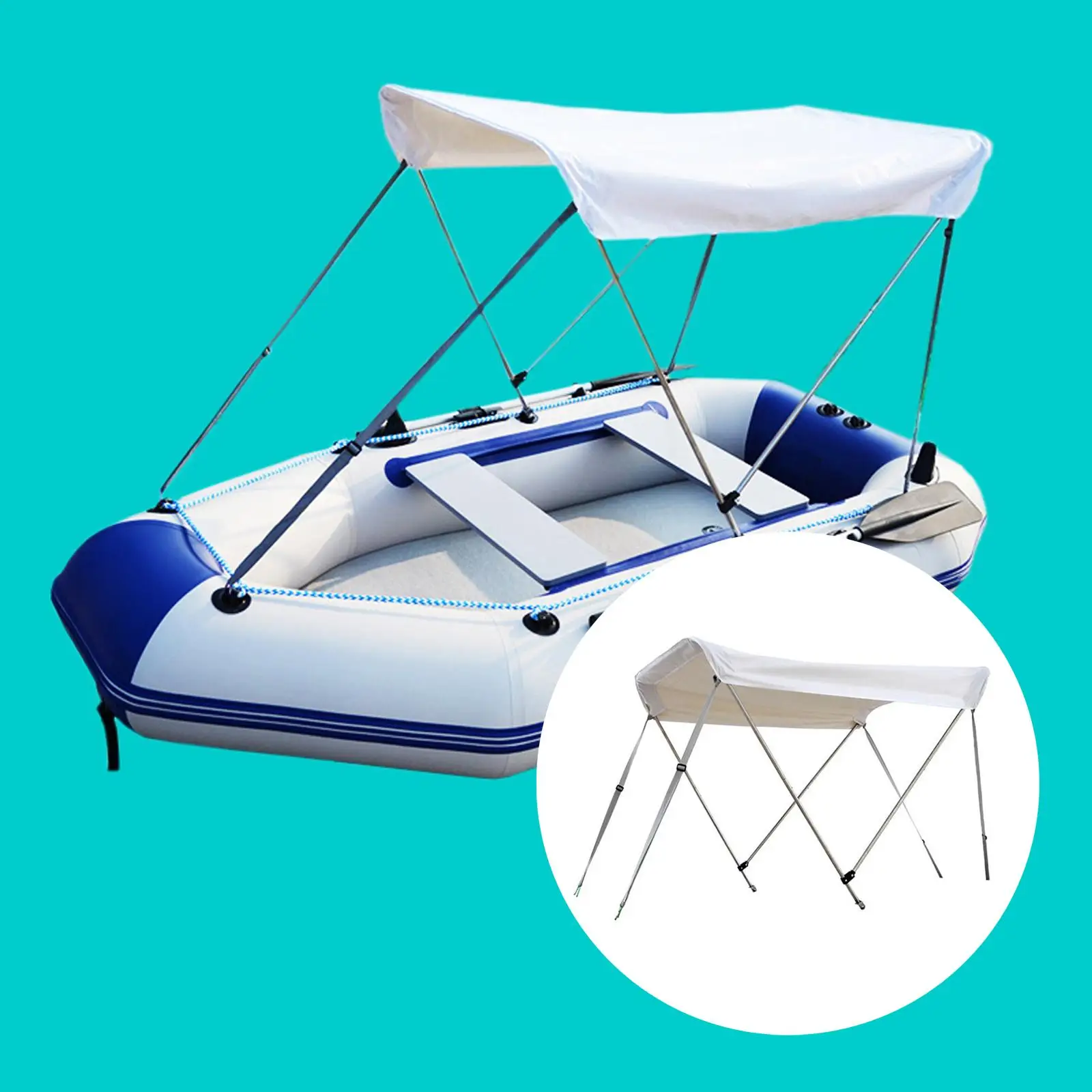 Универсална надуваема лодка Cover Риболовна палатка Слънцесянка