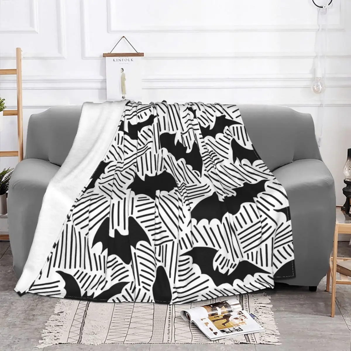 Хелоуин одеяла корал руно плюшена декорация спалня спално бельо диван покривка